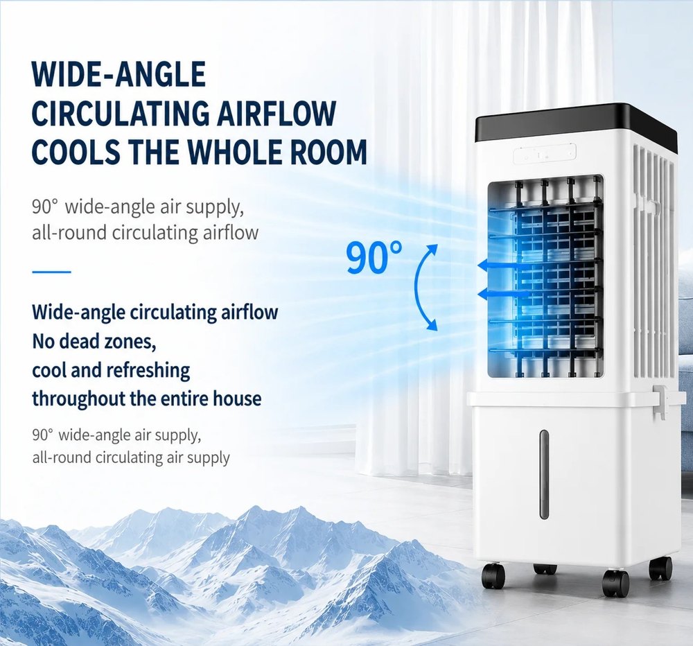 tour 15l 2 - Zephira Tour 15L - Rafraîchisseur d'air évaporatif | Zephira
